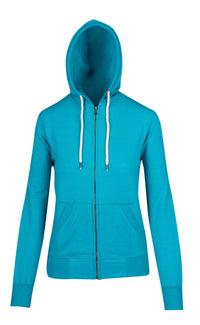 Ladies/Juniors Greatness Heather Zip Hoodie - kustomteamwear.com