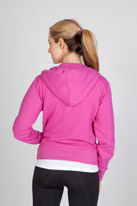 Ladies/Juniors Greatness Heather Zip Hoodie - kustomteamwear.com