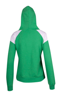Ladies/Juniors Shoulder Contrast Panel Hoodie - kustomteamwear.com