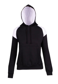 Ladies/Juniors Shoulder Contrast Panel Hoodie - kustomteamwear.com