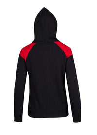 Ladies/Juniors Shoulder Contrast Panel Hoodie - kustomteamwear.com