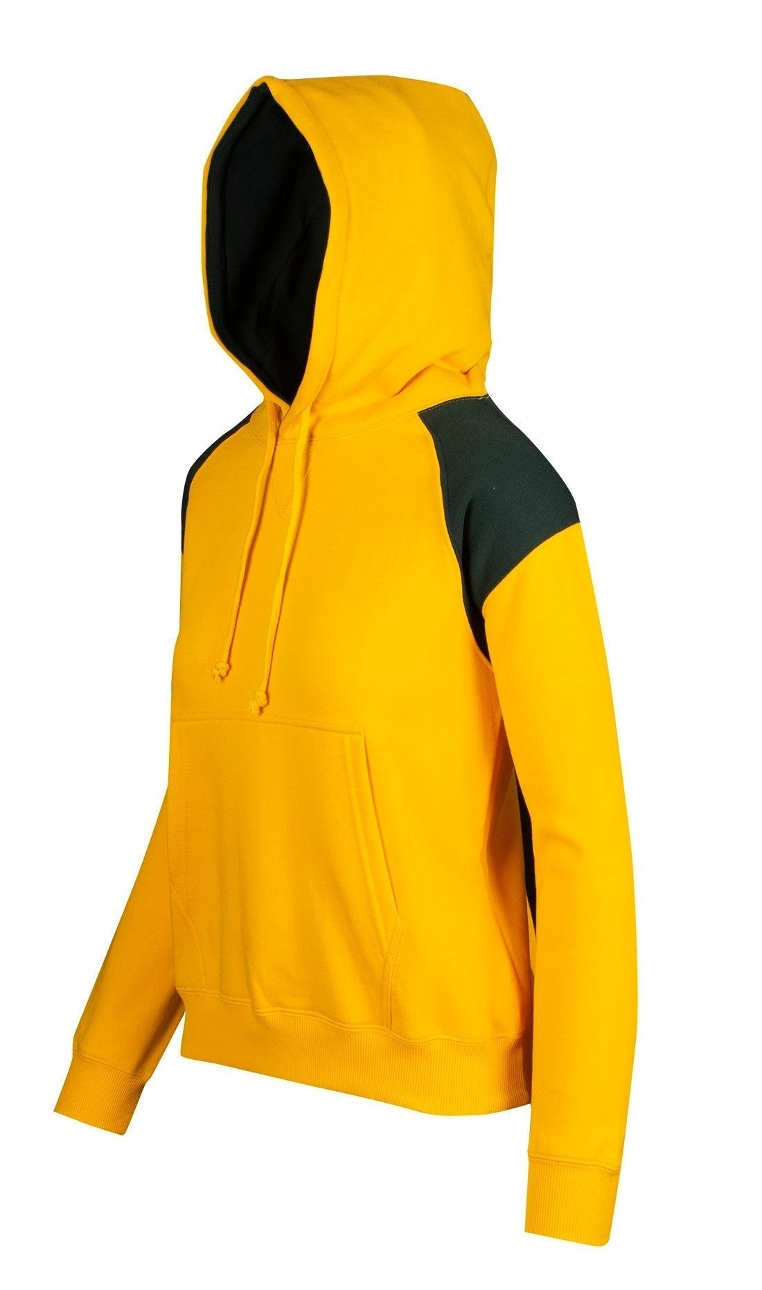 Ladies/Juniors Shoulder Contrast Panel Hoodie - kustomteamwear.com