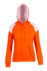 Ladies/Juniors Shoulder Contrast Panel Hoodie - kustomteamwear.com