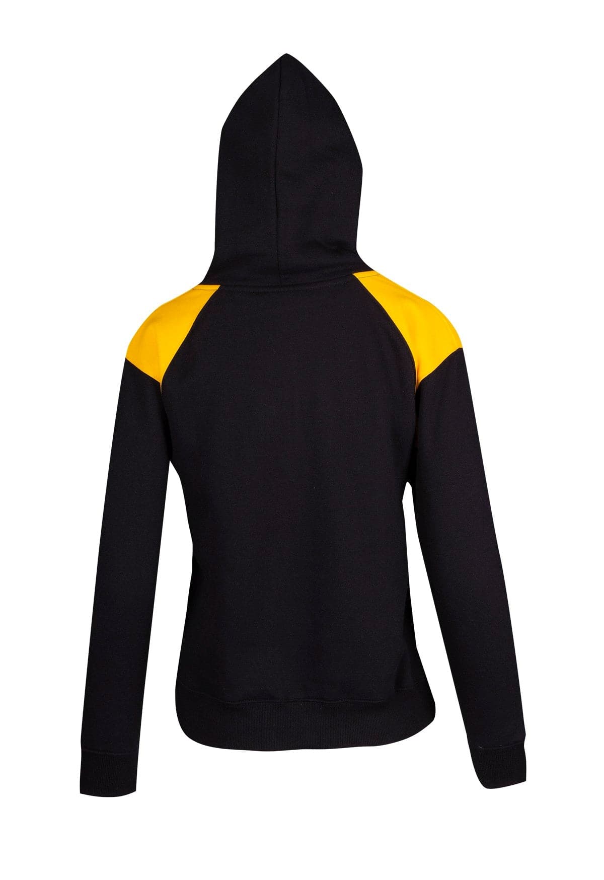 Ladies/Juniors Shoulder Contrast Panel Hoodie - kustomteamwear.com