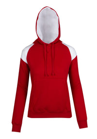 Ladies/Juniors Shoulder Contrast Panel Hoodie - kustomteamwear.com