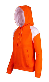 Ladies/Juniors Shoulder Contrast Panel Hoodie - kustomteamwear.com