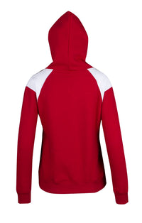 Ladies/Juniors Shoulder Contrast Panel Hoodie - kustomteamwear.com