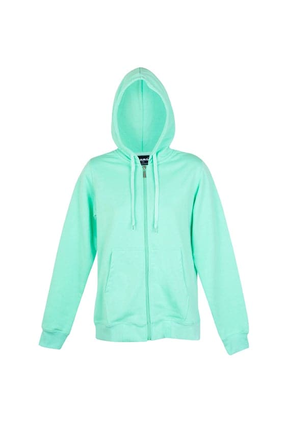 Ladies/juniors Zip Fluoro Hoodies - kustomteamwear.com