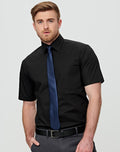 M7020S Men's Cotton/Poly Stretch S/S Shirt