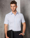 M7360S Men's Mini Check S/S Shirt