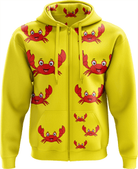 Maddy MudCrab Full Zip Hoodies Jacket - fungear.com.au