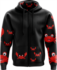 Maddy MudCrab Full Zip Hoodies Jacket - fungear.com.au