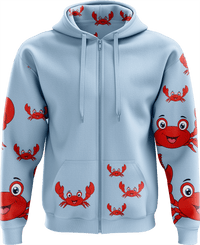 Maddy MudCrab Full Zip Hoodies Jacket - fungear.com.au