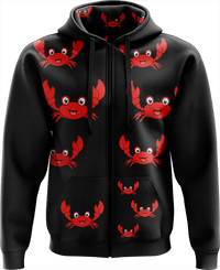 Maddy MudCrab Full Zip Hoodies Jacket - fungear.com.au