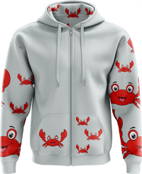 Maddy MudCrab Full Zip Hoodies Jacket - fungear.com.au