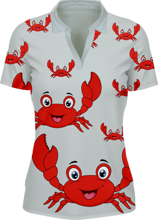 Maddy MudCrab Women's Polo - fungear.com.au