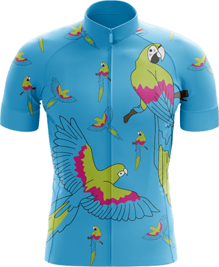 Majestic Macaw Cycling Jerseys - fungear.com.au