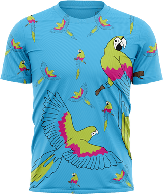 Majestic Macaw T shirts - fungear.com.au
