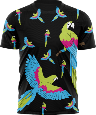 Majestic Macaw T shirts - fungear.com.au