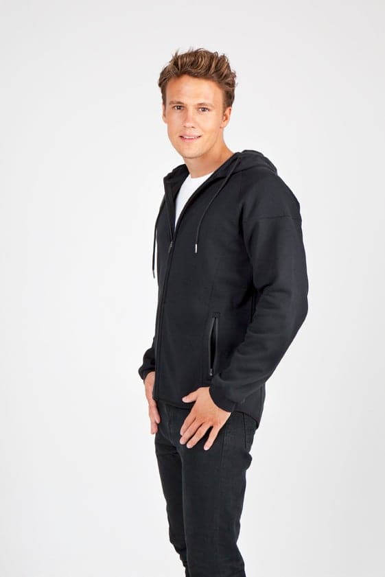 Men 320gsm Soft cotton/bonded polar fleece Hoodie - kustomteamwear.com