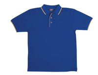 MEN Double Stripe Trim Collar Polo - kustomteamwear.com