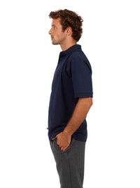 Mens 100% Cotton Pique Knit Polo - kustomteamwear.com
