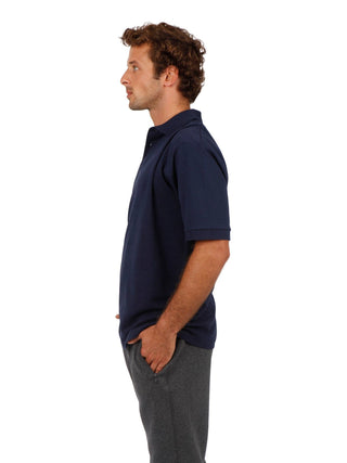 Mens 100% Cotton Pique Knit Polo - kustomteamwear.com
