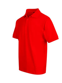 Mens 100% Cotton Pique Knit Polo - kustomteamwear.com