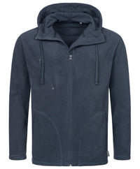 Men's Active Hooded Fleece Jacket - kustomteamwear.com