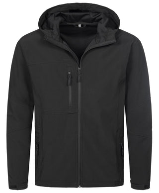 Men's Active Softest Shell Hooded Jacket - kustomteamwear.com