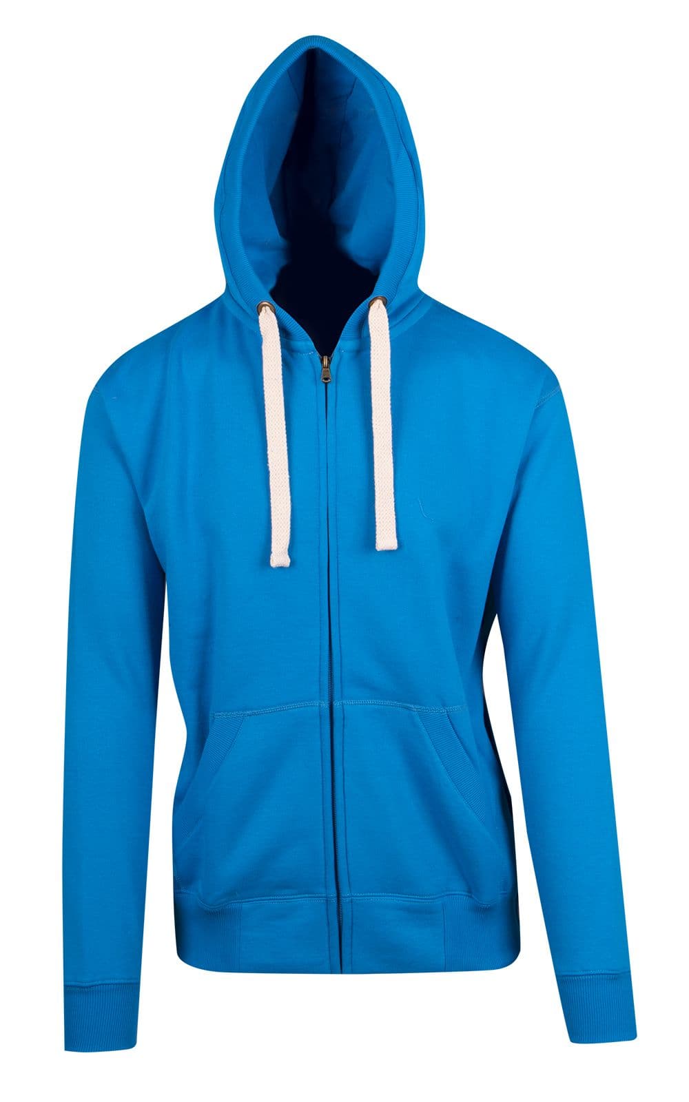 Mens Brushed Heavy Zip Fleece Hoodie - kustomteamwear.com