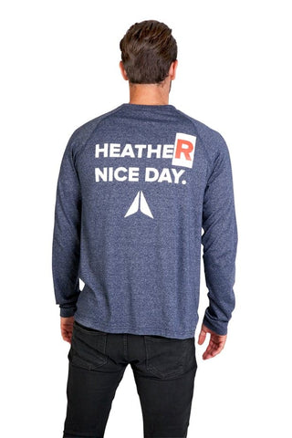 Mens Greatness Heather Long Sleeve - kustomteamwear.com