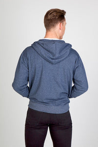 Mens Greatness Heather Zip Hoodie - kustomteamwear.com