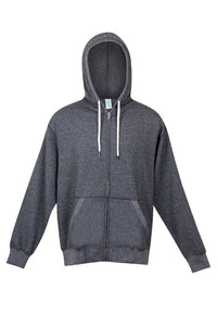 Mens Greatness Heather Zip Hoodie - kustomteamwear.com