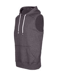 Men's Heather SLEEVELESS Hoodies - Greatness Range - kustomteamwear.com
