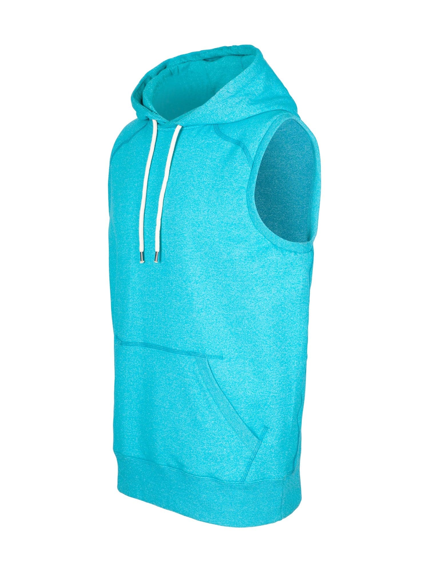 Men's Heather SLEEVELESS Hoodies - Greatness Range - kustomteamwear.com