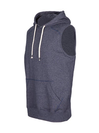 Men's Heather SLEEVELESS Hoodies - Greatness Range - kustomteamwear.com