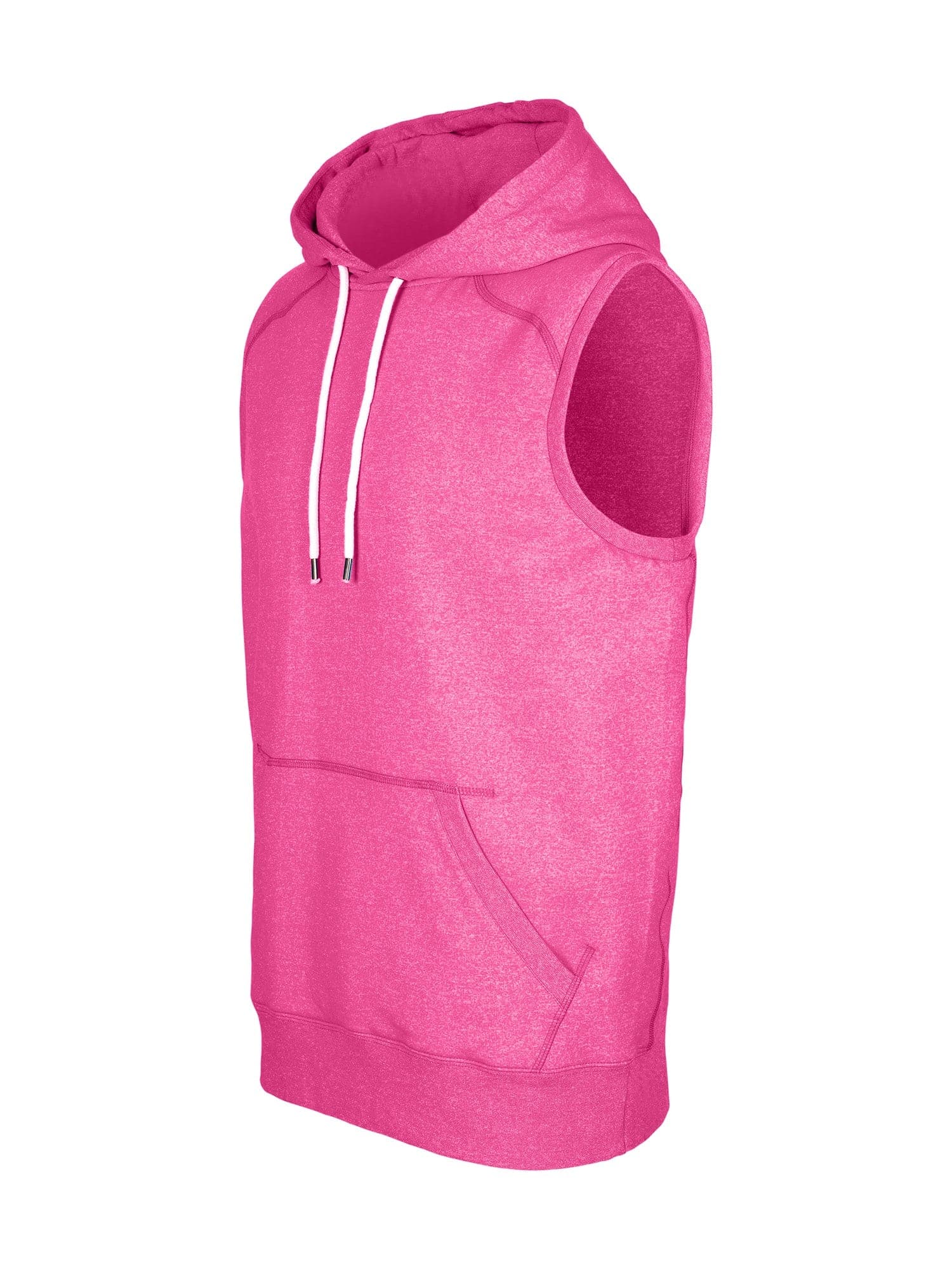 Men's Heather SLEEVELESS Hoodies - Greatness Range - kustomteamwear.com