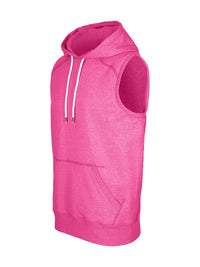 Men's Heather SLEEVELESS Hoodies - Greatness Range - kustomteamwear.com