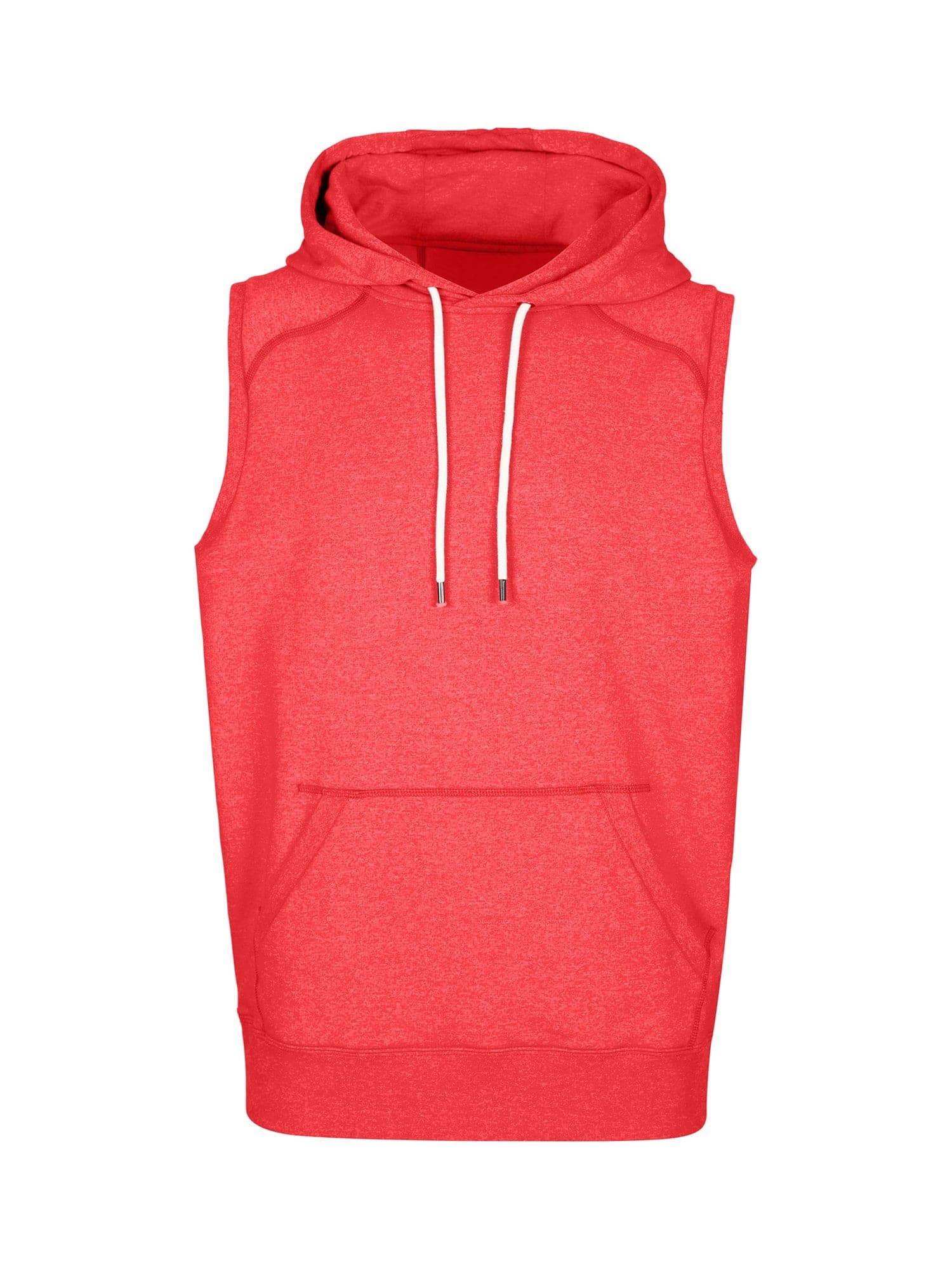 Men's Heather SLEEVELESS Hoodies - Greatness Range - kustomteamwear.com