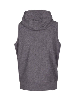 Mens Heather SLEEVELESS ZIP Hoodies - Greatness Range - kustomteamwear.com