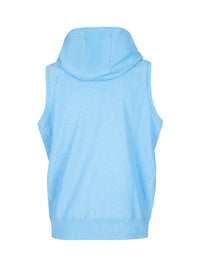Mens Heather SLEEVELESS ZIP Hoodies - Greatness Range - kustomteamwear.com