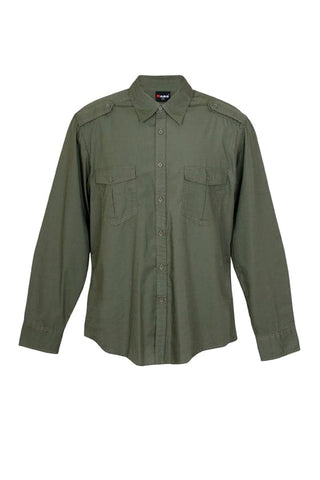 Mens Military Long Sleeve Shirts - kustomteamwear.com