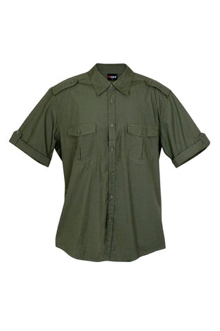 Mens Military Short Sleeve Shirts - kustomteamwear.com