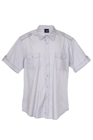 Mens Military Short Sleeve Shirts - kustomteamwear.com