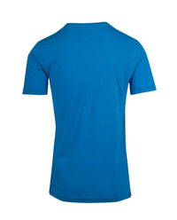 Mens Raw Cotton Wave V Neck Tee - kustomteamwear.com