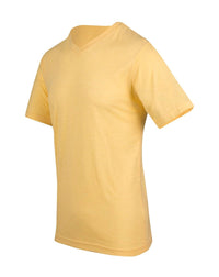 Mens Raw Cotton Wave V Neck Tee - kustomteamwear.com