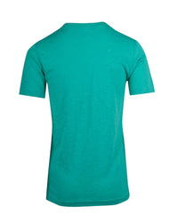 Mens Raw Cotton Wave V Neck Tee - kustomteamwear.com