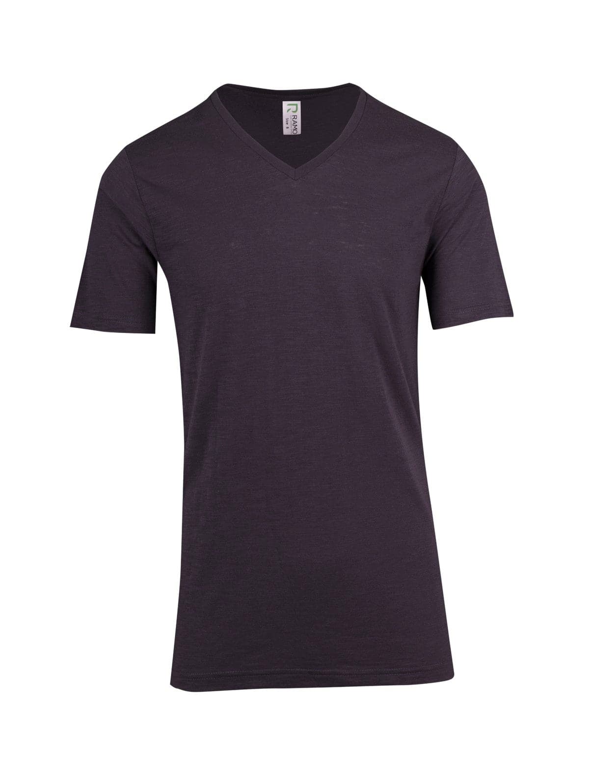 Mens Raw Cotton Wave V Neck Tee - kustomteamwear.com