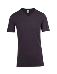 Mens Raw Cotton Wave V Neck Tee - kustomteamwear.com